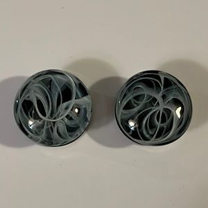 Glass Ear Plugs Double Flare 9/16g 14mm